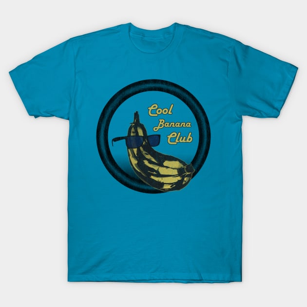 Cool Banana Club Vintage Look T-Shirt by cheekenpeeg